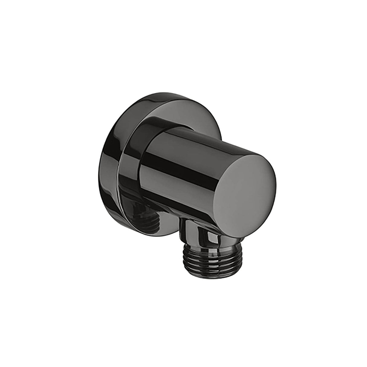 Roca Shower Brackets and Outlets Titanium Black Roca Aqua 1/2" Water Outlet for Shower Hose