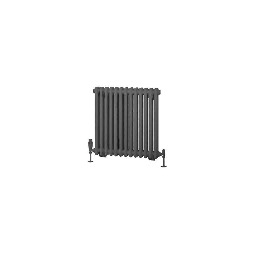 Eastbrook Column Radiator Eastbrook Rivassa Traditional 2 Column Radiator in Matt Anthracite