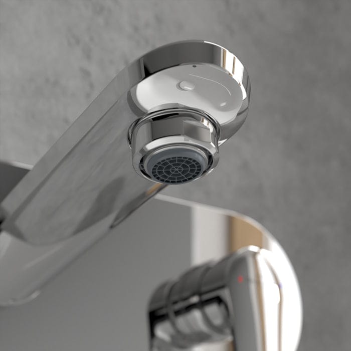 Villeroy & Boch Wall Mounted Basin Tap Villeroy & Boch O.Novo Start Wall Mounted Single Lever Basin Mixer Tap in Chrome