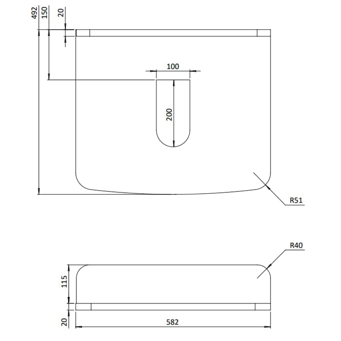 Burlington Floor Standing Vanity Unit Burlington Guild Floor Standing 620mm Vanity Unit with Worktop