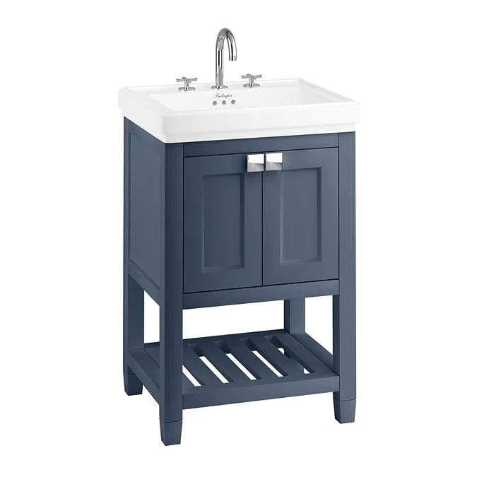 Burlington Floor Standing Vanity Unit Burlington Riviera Floor Standing 580mm Vanity Unit with Square Basin