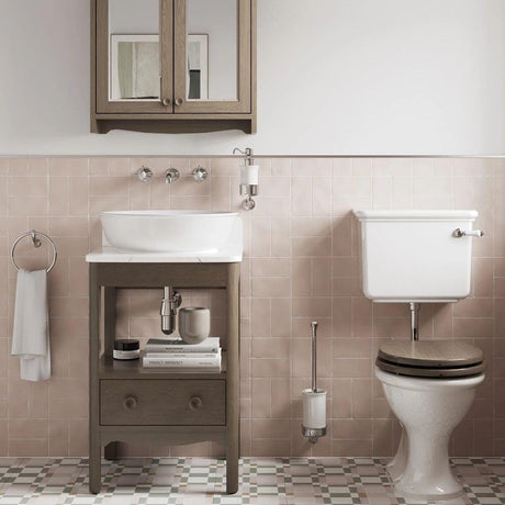 Burlington Floor Standing Vanity Unit Burlington Guild Floor Standing 560mm Vanity Unit with Worktop