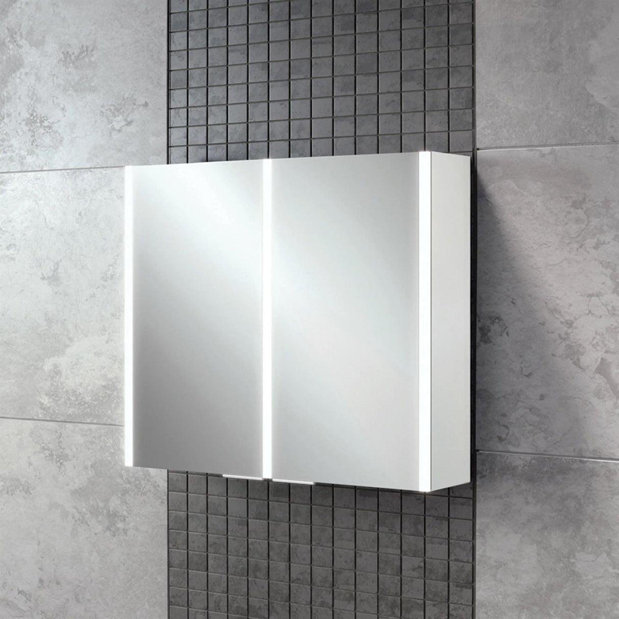 HiB Mirrored Cabinet HiB Xenon LED Colour Temperature Changing Mirrored Cabinet