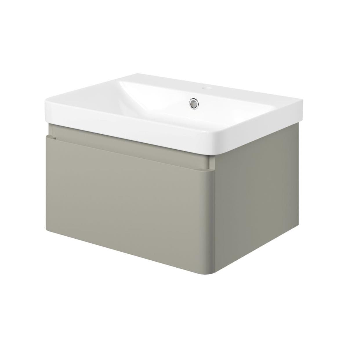 Aquarius Bathrooms Wall Mounted Vanity Unit Aquarius Sophie Wall Hung One Drawer Vanity Unit with 1 Tap Hole Basin