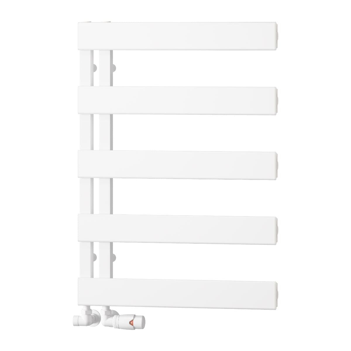 Reina Ladder Rail 710 x 500mm / White Reina Carpena Aluminium Central Heating Designer Towel Rail