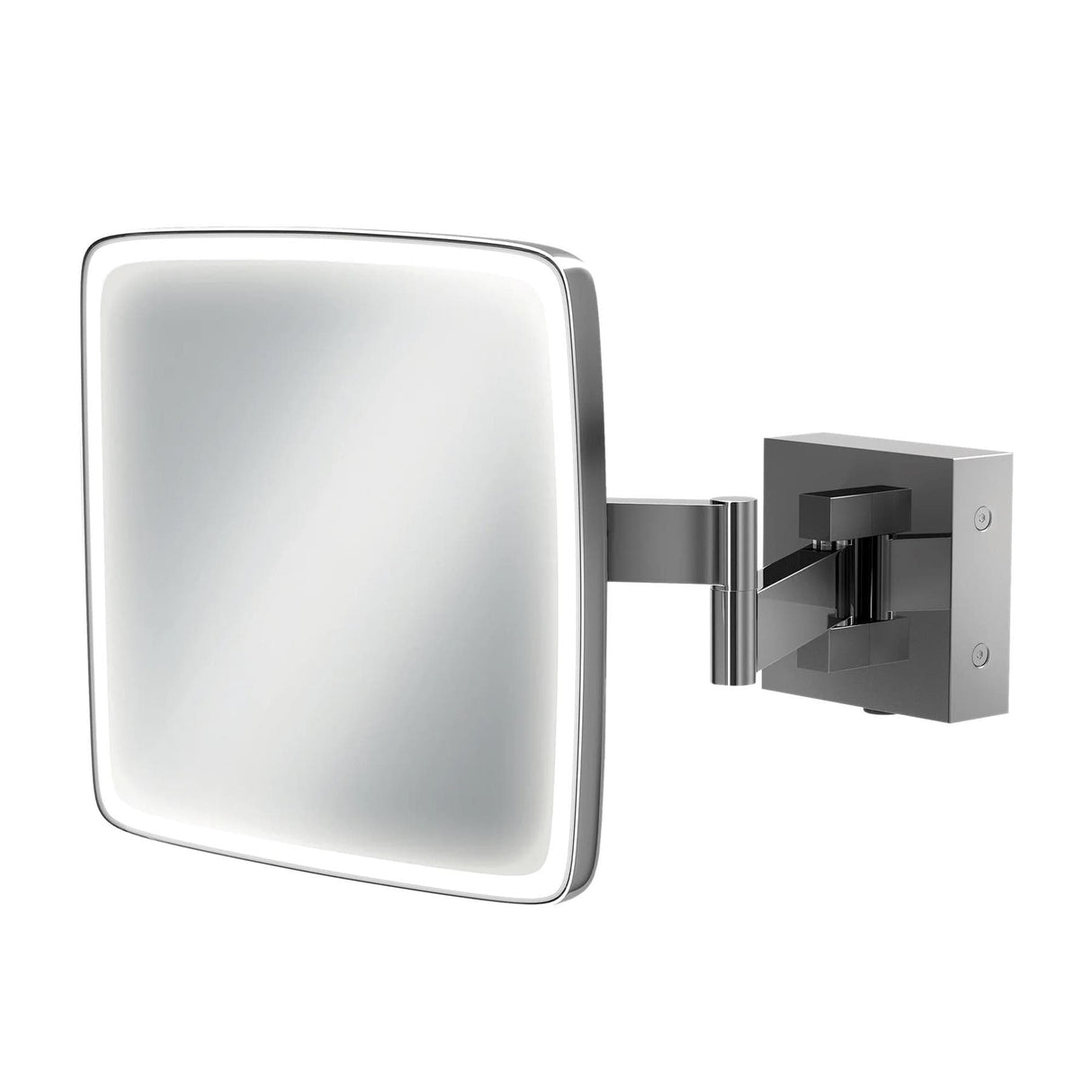 hib. Cosmetic and Shaving Mirror hib. Eclipse LED Square Magnifying Mirror