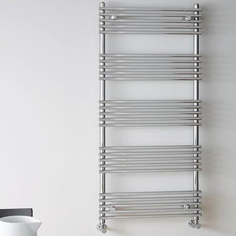 Vogue Designer Towel Radiator Vogue Tune Straight Designer Towel Radiator in Chrome