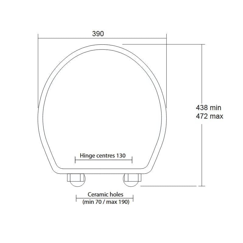 Imperial Toilet Seat Imperial Oval Solid Wood Toilet Seat in Natural Oak with Soft Close Hinges