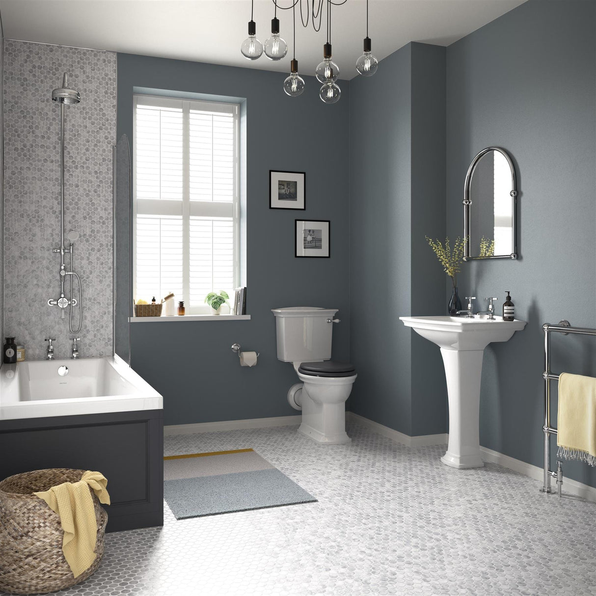 Heritage Standard Acrylic Bath Heritage Blenheim Acrylic Single Ended Fitted Bath - 1700 x 700mm