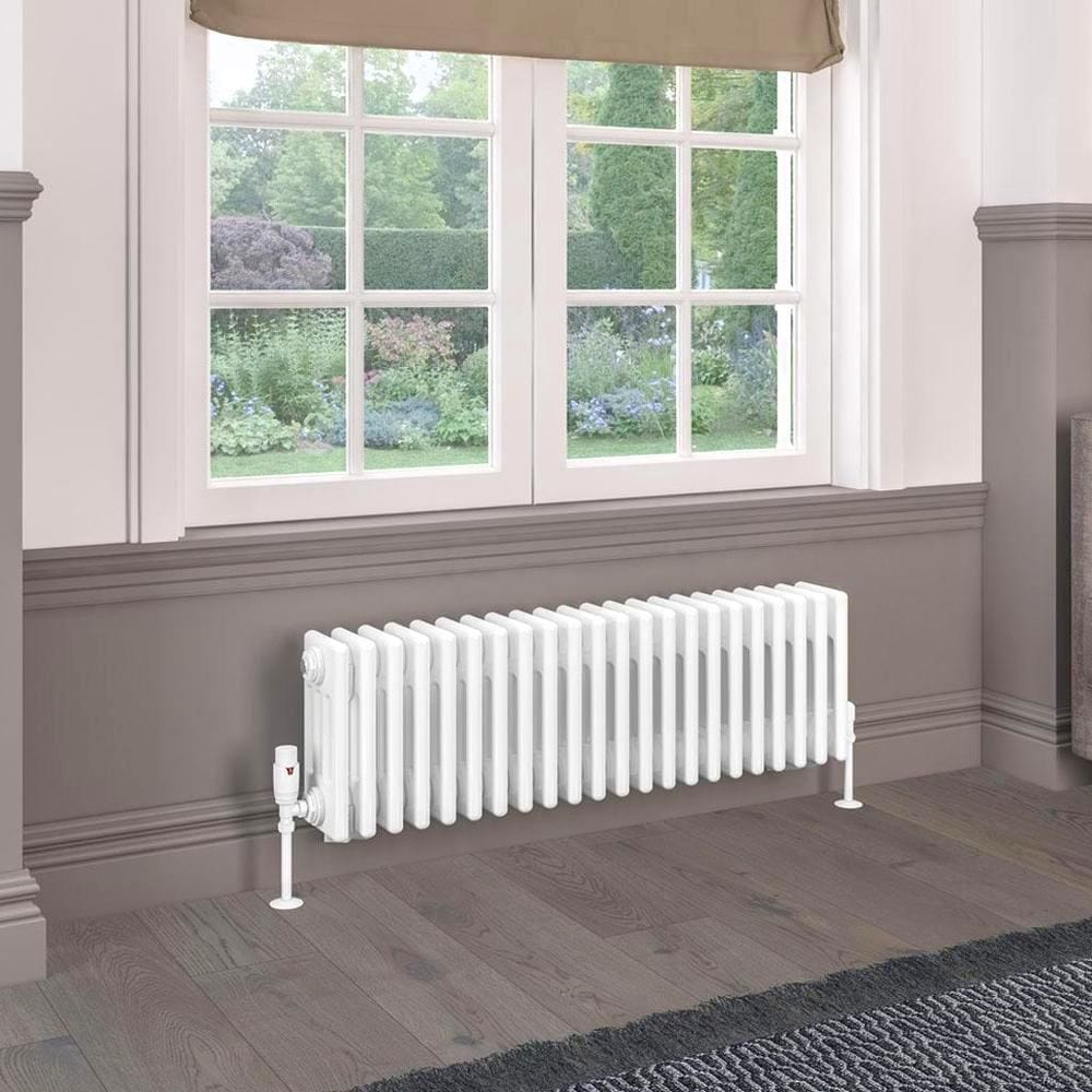 Eastbrook Rivassa Traditional 4 Column Radiator in Gloss White