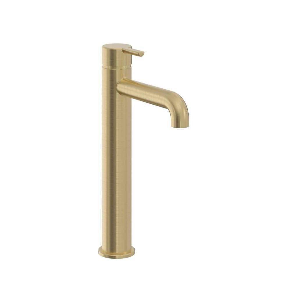 Heritage Tall Basin Tap Brushed Brass Heritage Dartmouth Tall Mono Basin Mixer Tap