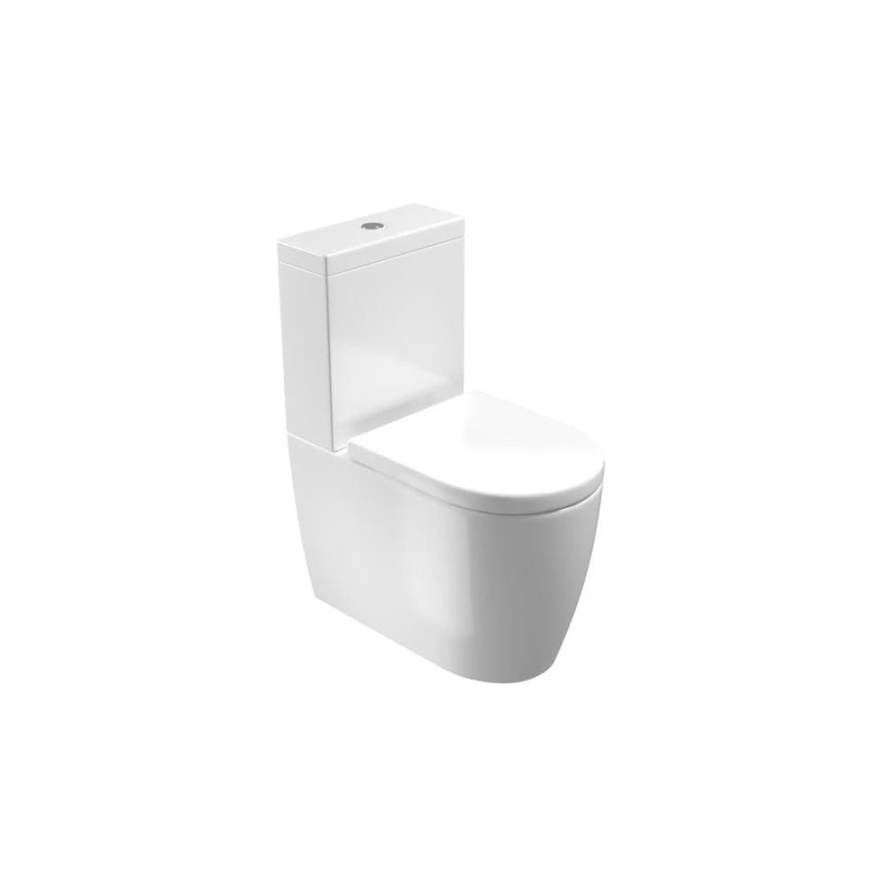 Saneux Close Coupled Toilet Saneux Uni Rimless Close Coupled Toilet - White - 66070