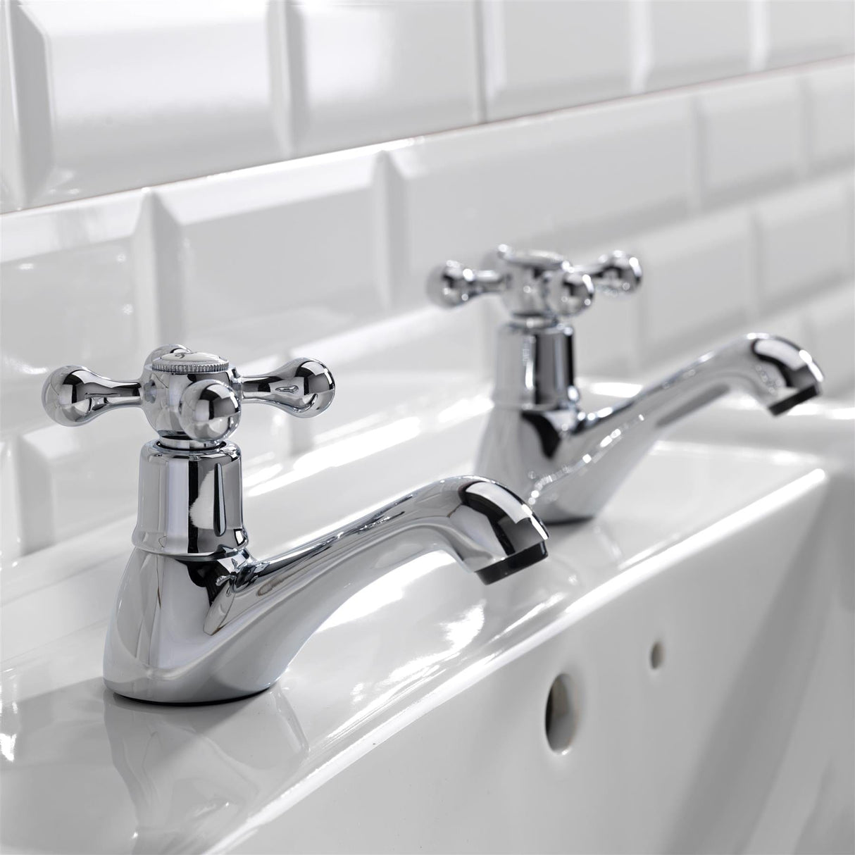 Sagittarius Pillar Basin Tap Sagittarius Fantasy Pillar Basin Taps (Pair) in Chrome