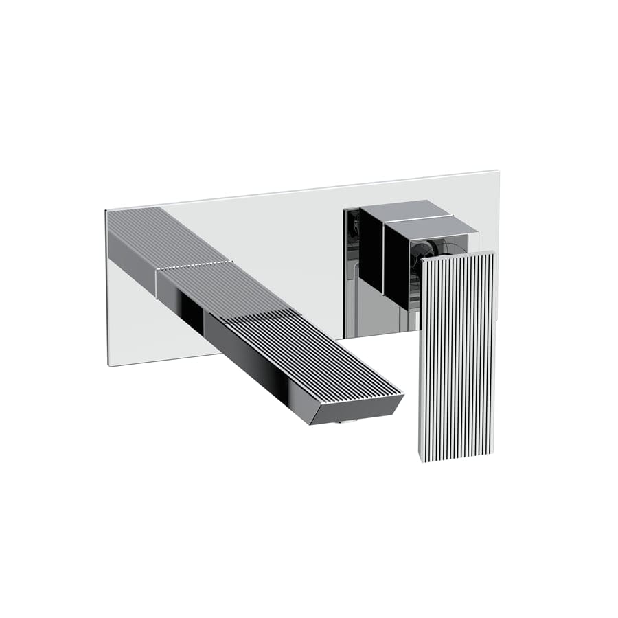 Crosswater Wall Mounted Basin Tap Chrome Crosswater Limit 2 Hole Wall Mounted Basin Mixer Tap