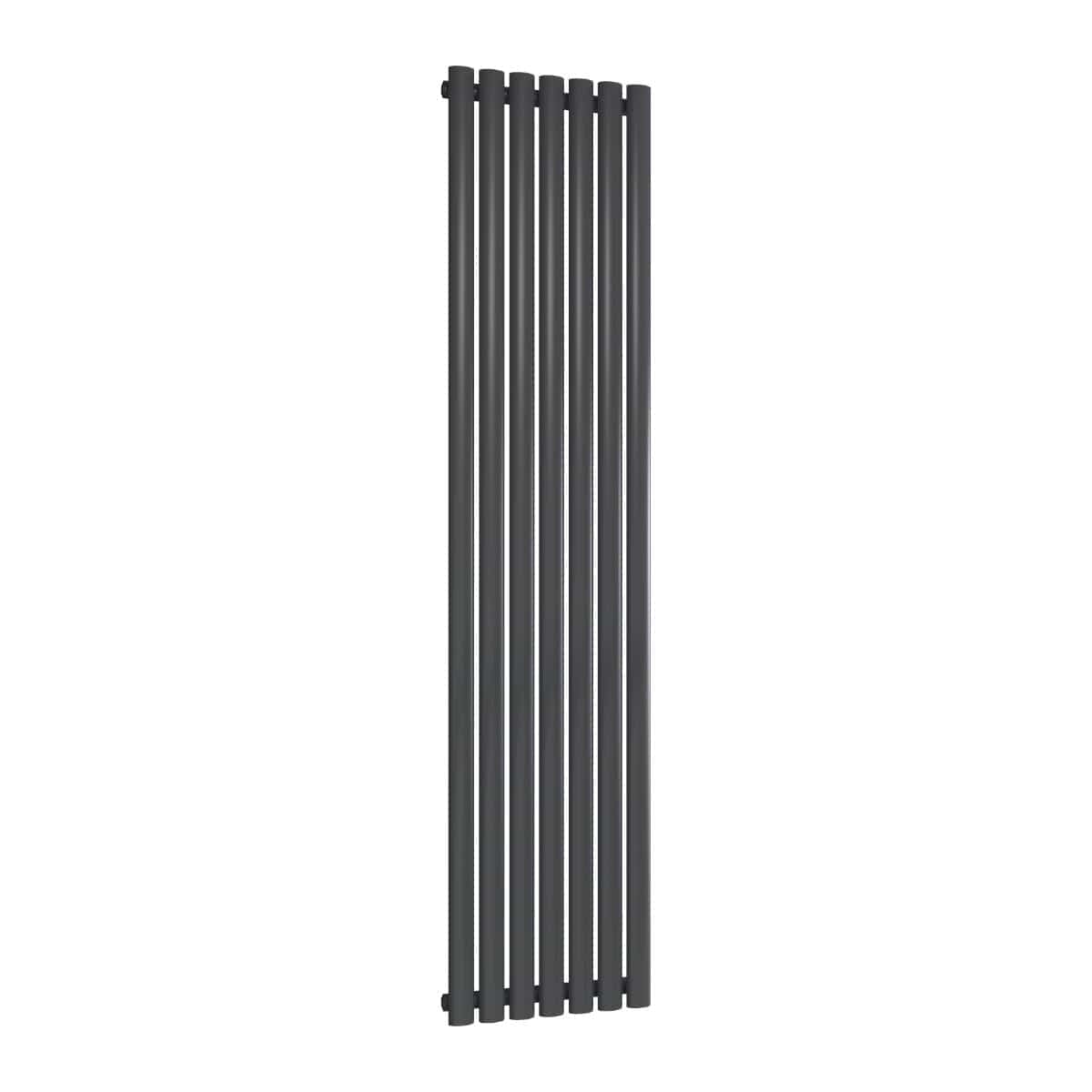 Reina Panel Radiator 1800 x 413mm / Anthracite Reina Neva Vertical Single Panel Central Heating Radiator
