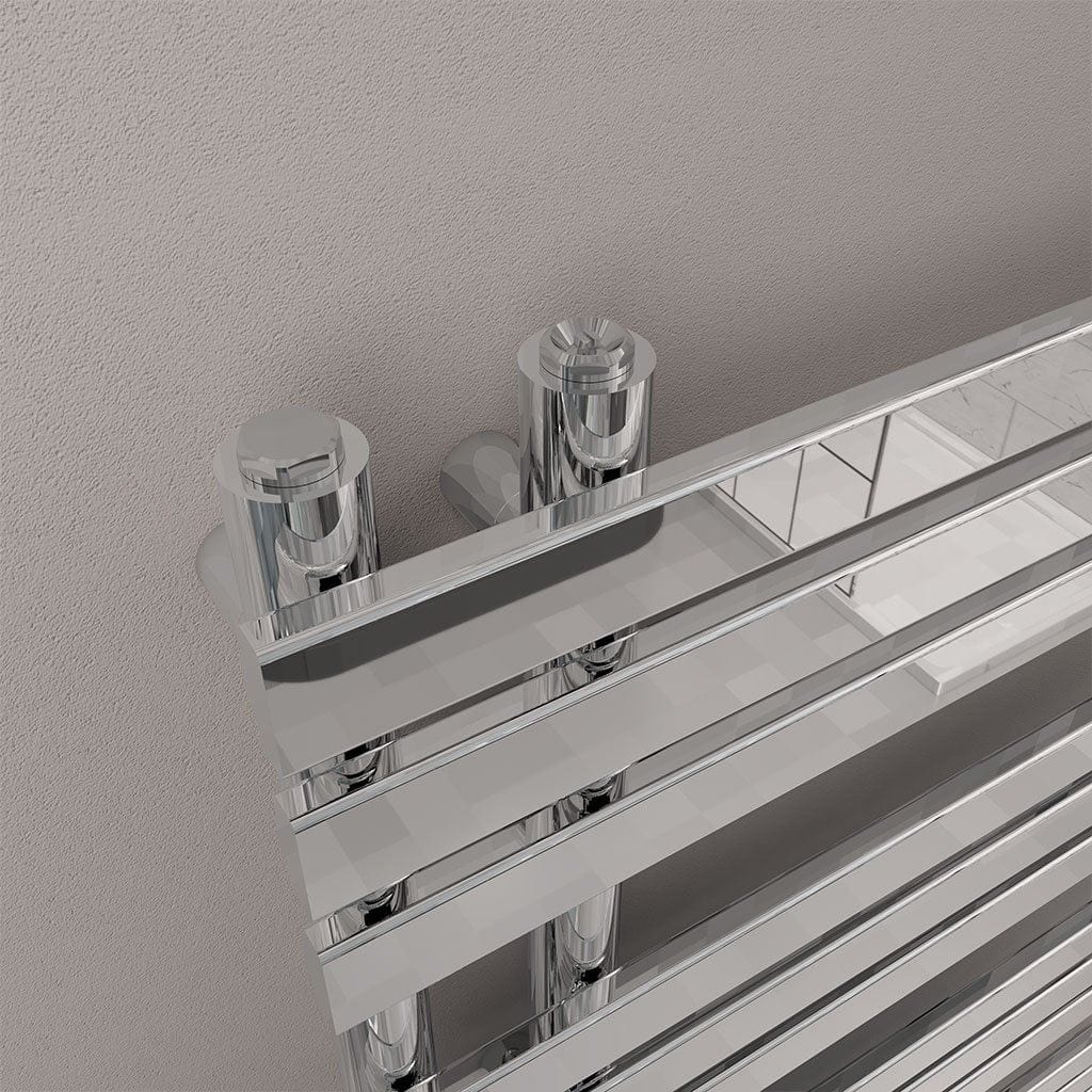 Eastbrook Designer Towel Radiator Eastbrook Leonardo Straight Vertical Heated Towel Rail in Chrome