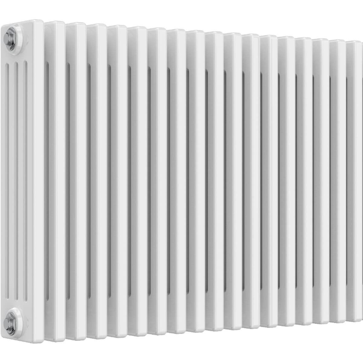 Aquarius Bathrooms Column Radiator Aquarius Foundry Horizontal 4 Column Radiator in White