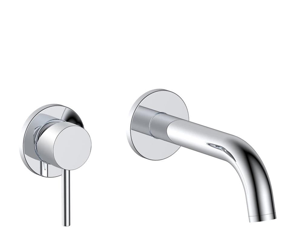 Aqaurius Wall Mounted Basin Tap Chrome Aquarius RF-Series EZ-BOX Wall Mounted Basin Mixer Tap