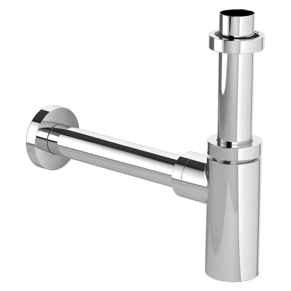 Villeroy and Boch Bottle Trap Chrome Villeroy & Boch Universal Round Basin Bottle Trap