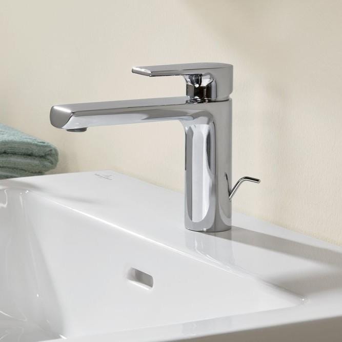 Villeroy & Boch Mono Basin Tap Villeroy & Boch Liberty Single Lever Basin Mixer Tap with Pop-Up Waste in Chrome