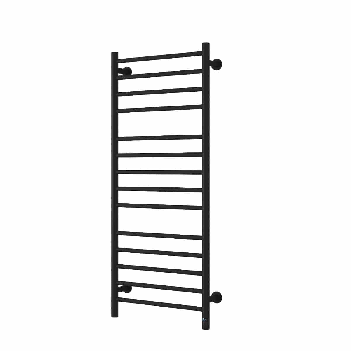 Reina Designer Towel Radiator 1200 x 500mm / Matt Black Reina Arnage Dry Electric Designer Towel Radiator