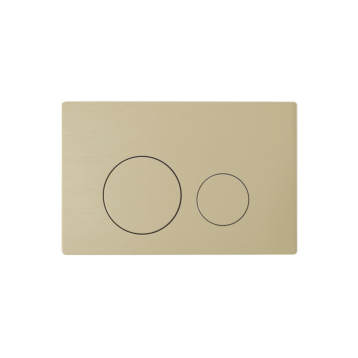 Imex Flush Plate Brushed Brass Imex Round Button Stainless Steel Flush Plate (for IMFF01 & IMCC0 Cisterns)