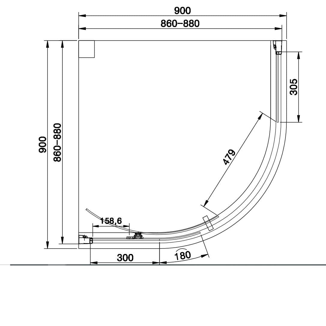Eastbrook Quadrant Shower Enclosure Eastbrook Vantage 2000 Quadrant Shower Enclosure