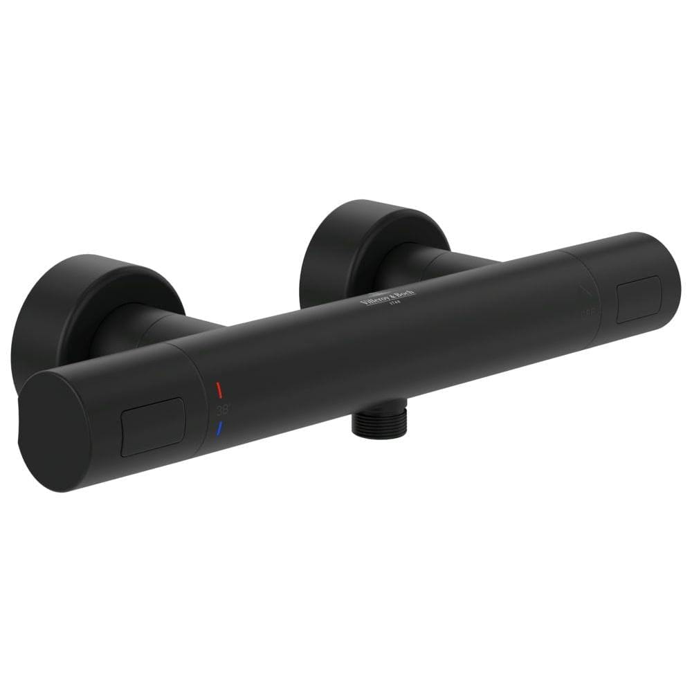 Villeroy & Boch Exposed Shower Valve Villeroy & Boch Universal Thermostatic Round Bar Shower Valve