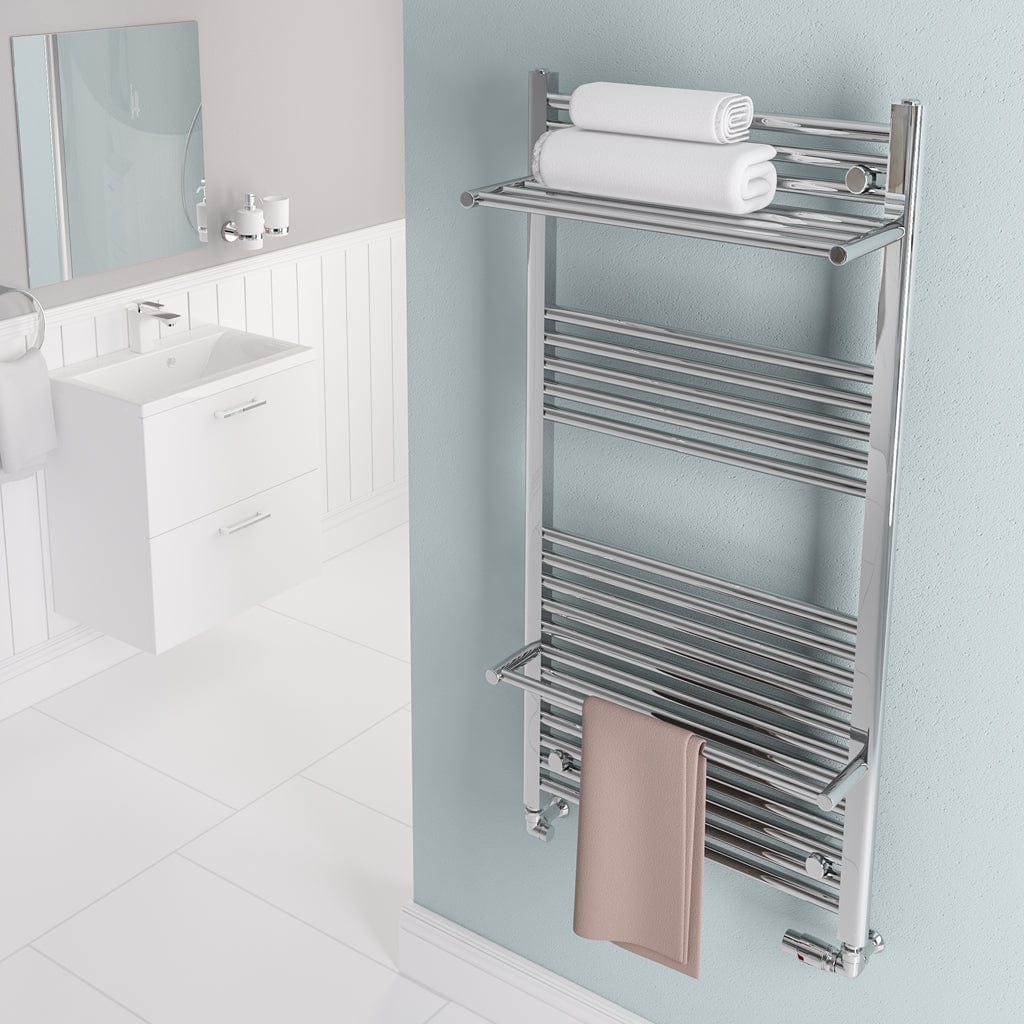 Eastbrook Ladder Rail Eastbrook Haddenham Straight Vertical Towel Rail in Chrome