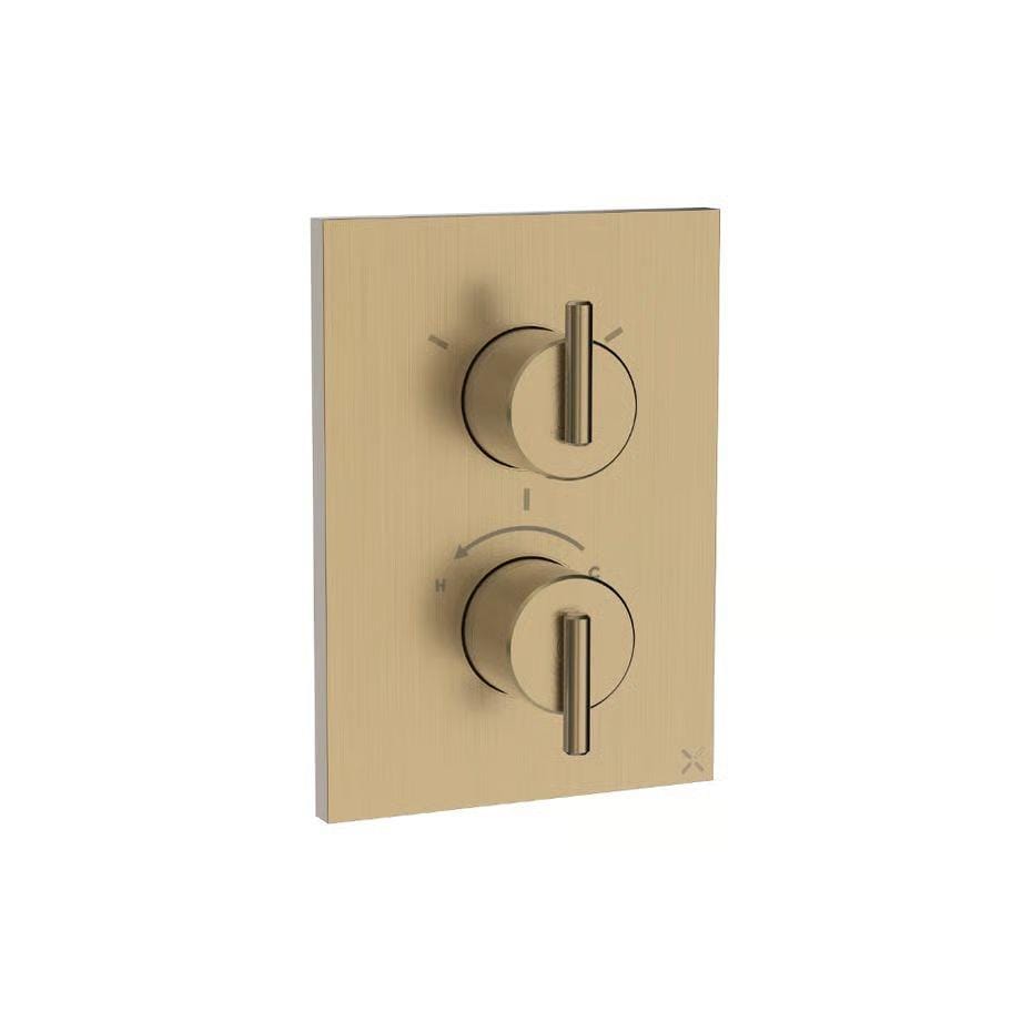 Crosswater Concealed Shower Valve Crosswater 3ONE6 Lever Crossbox 3 Outlet Trimset