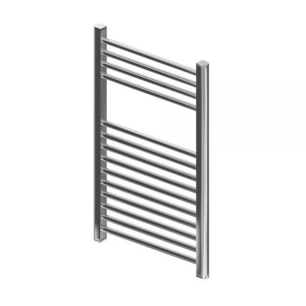 Eastbrook Ladder Rail Eastbrook Wingrave Vertical Straight Heated Towel Rail - 1200 x 600mm in Chrome