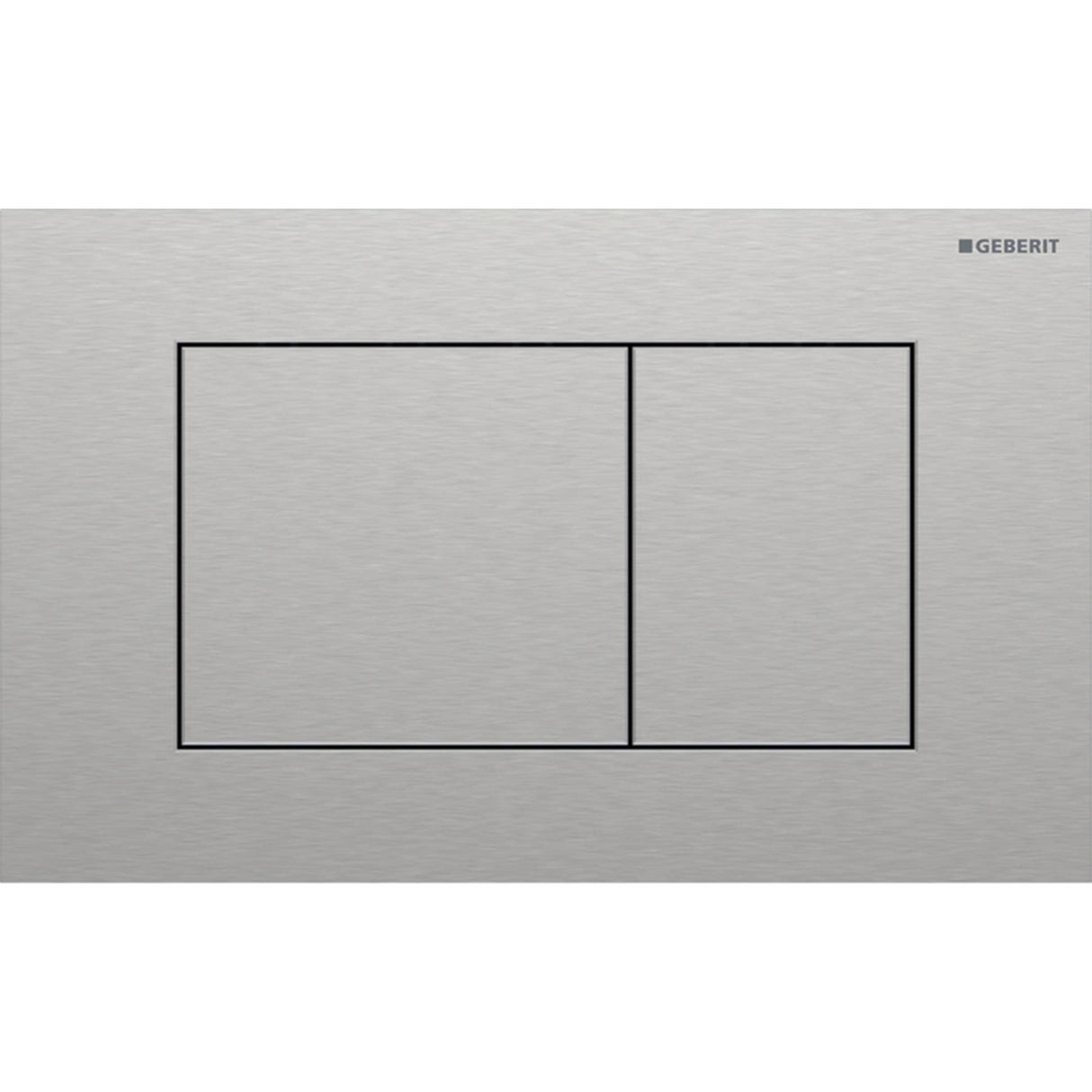 Geberit Flush Plate Brushed Stainless Steel Geberit Sigma Square Stainless Steel Flush Plate