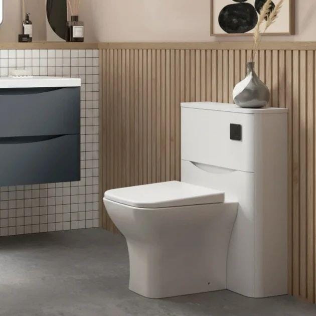 Aquarius Bathrooms WC Unit White Aquarius Seren 550mm WC Unit