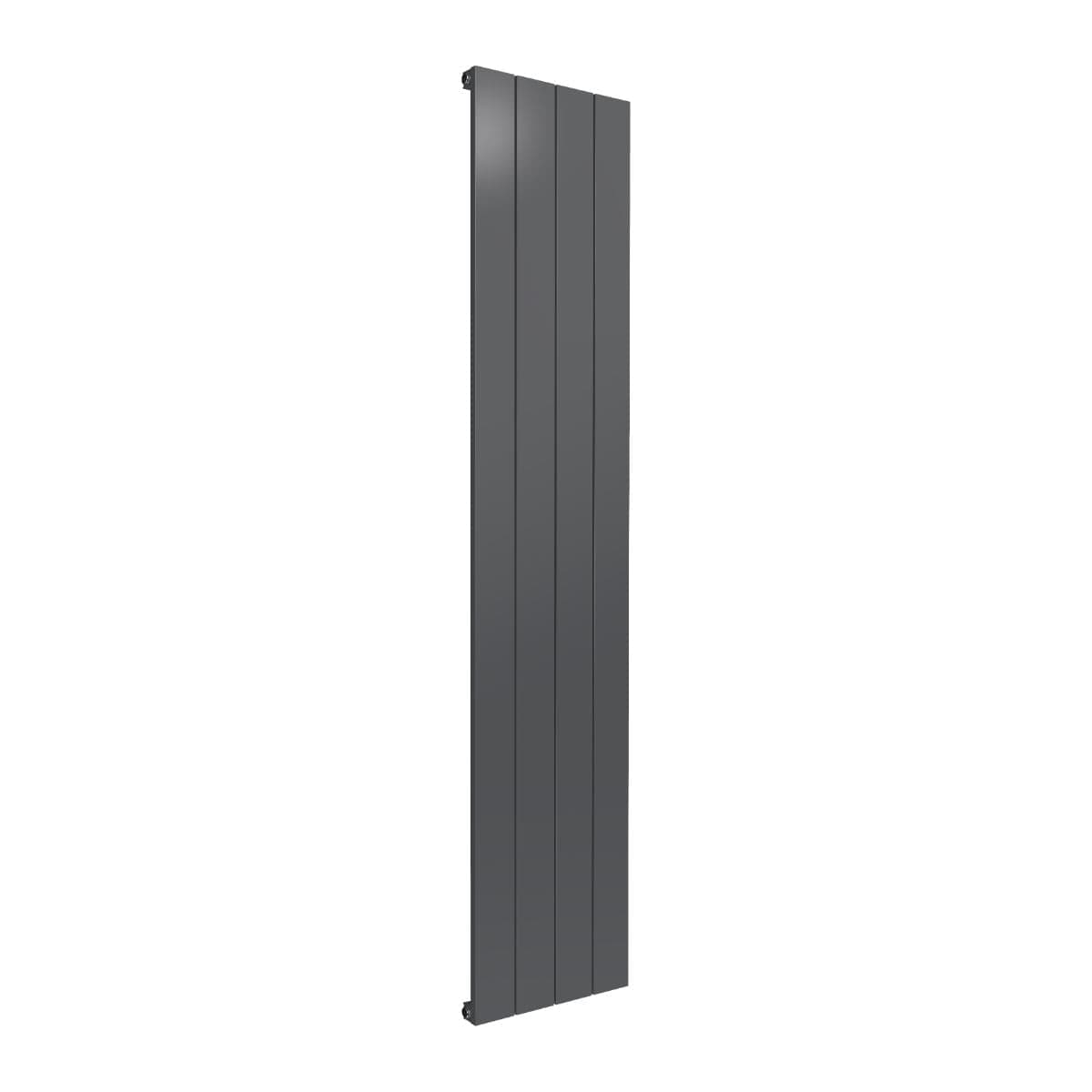 Reina Panel Radiator 1800 x 375mm / Anthracite Reina Casina Vertical Aluminium Single Panel Radiator