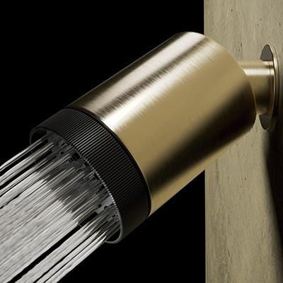 Crosswater Fixed Shower Head Brushed Brass Crosswater Revive Multi Flow Shower Head