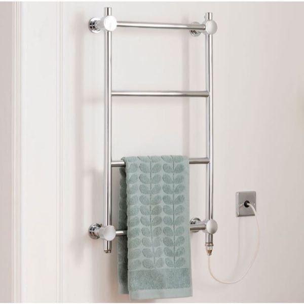 Vogue Designer Towel Radiator 1600 x 500 / Electric Only Vogue Venture Straight Designer Towel Radiator in Chrome