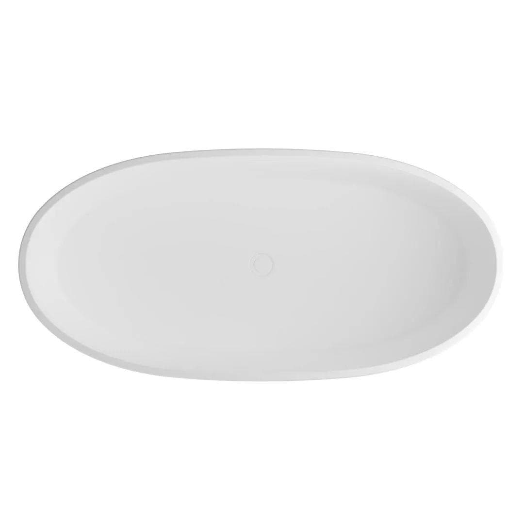 Eastbrook Modern Freestanding Bath Eastbrook Wandsworth Freestanding Bath - 1495 x 725 in Gloss White
