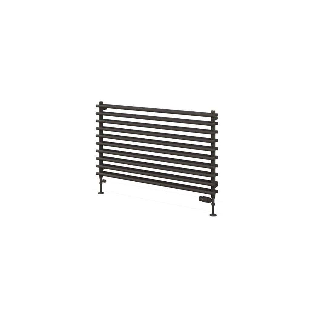 Eastbrook Designer Towel Radiator Eastbrook Murano Horizontal Designer Radiator in Matt Anthracite