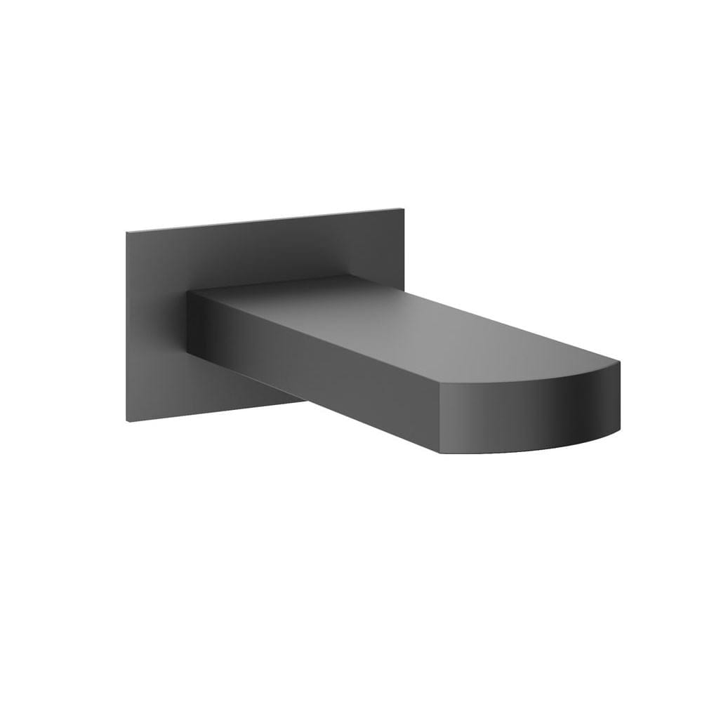 Crosswater Bath Spout Matt Black Crosswater Wisp Bath Spout