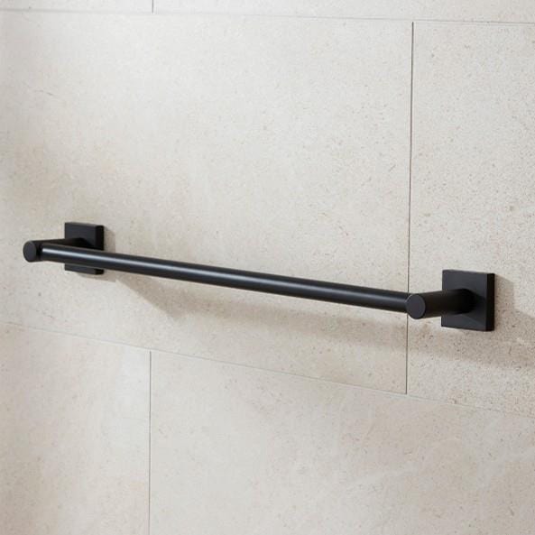 Miller Towel Rails and Rings Matt Black / 495mm Miller Atlanta Towel Rail