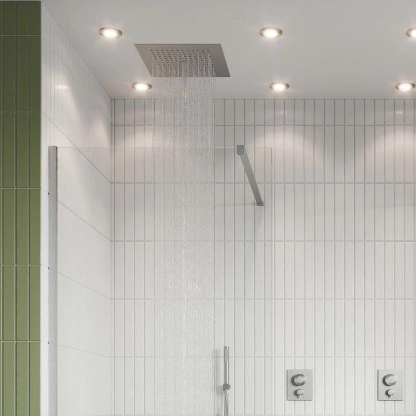 Crosswater Wetroom Accessory Brushed Brass / Glass to Wall Bracing Bar Crosswater Gallery Stabilising Fixings