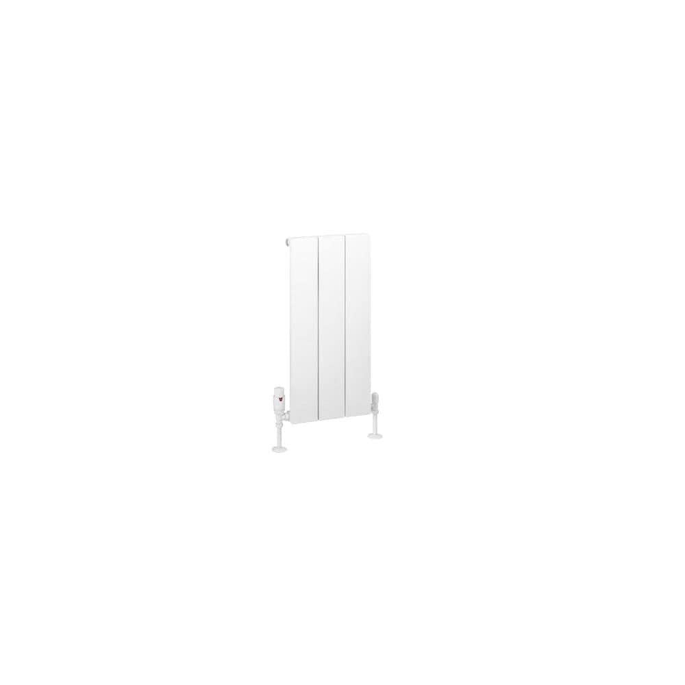 Eastbrook Charlton Vertical Aluminium Designer Radiator in Matt White