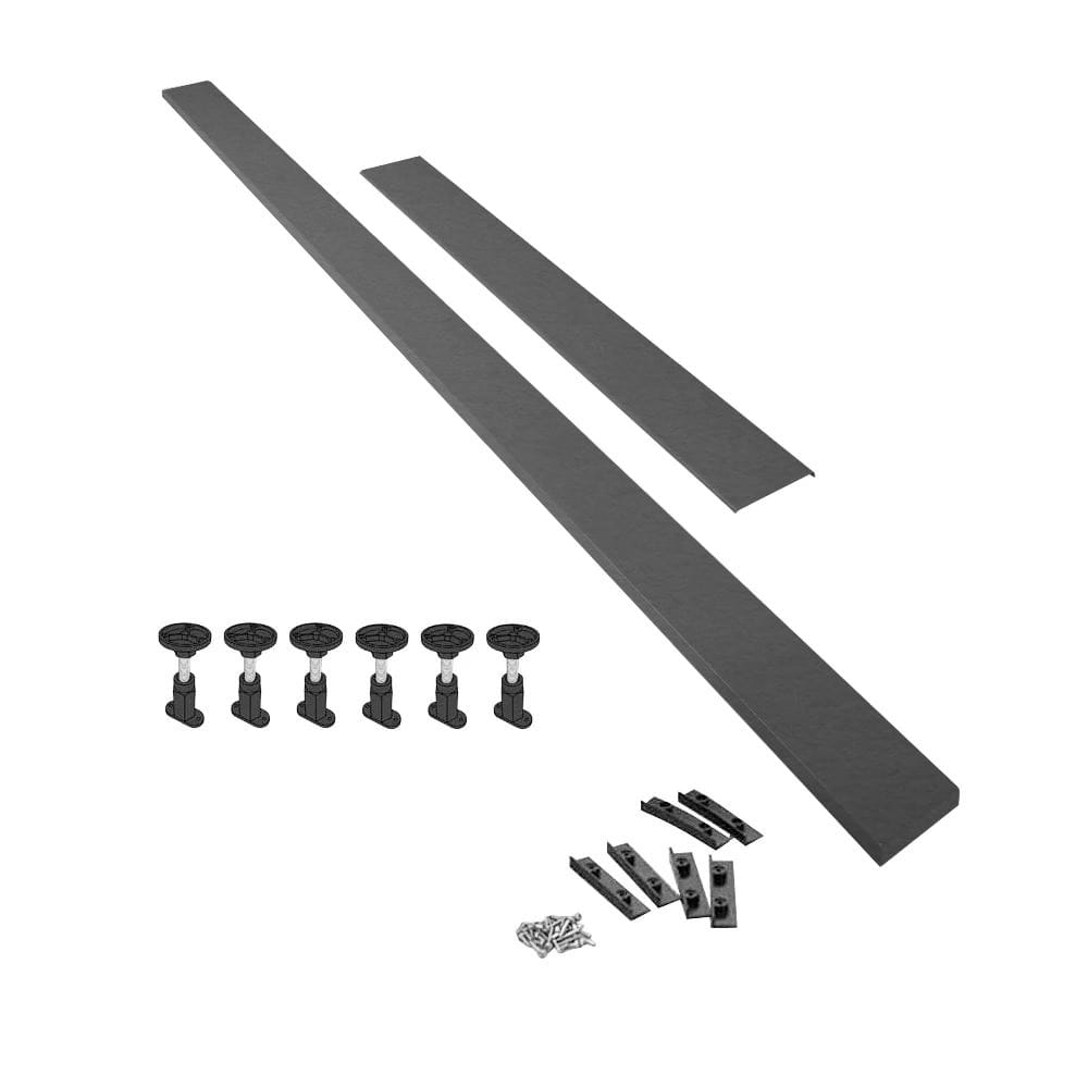 Aquarius Riser Kit Straight upto 760mm Aquarius Urbano Riser Leg Kit for 45mm Grey Slate Stone Resin Trays
