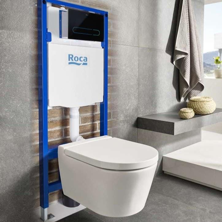 ROCA Wall Hung WC Frame ROCA Duplo One Wall Hung Full Height Frame and Cistern