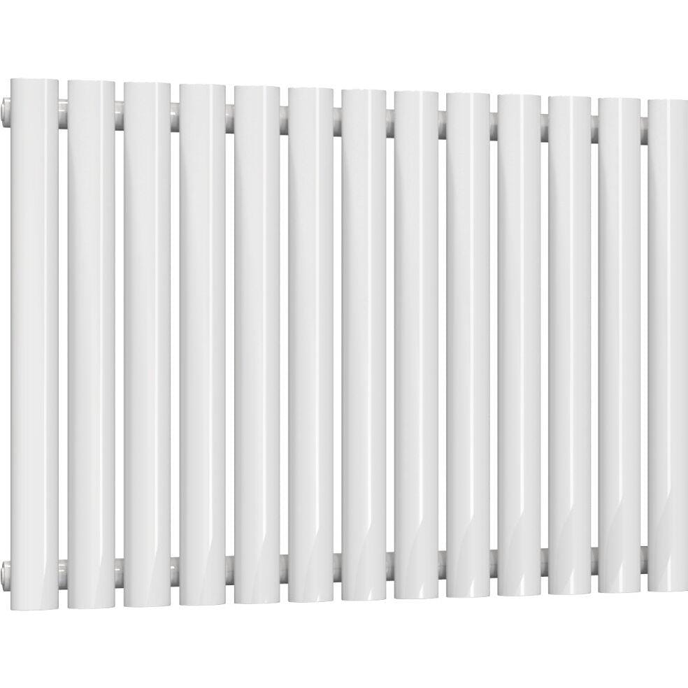 Aquarius Bathrooms Column Radiator 600 x780mm Aquarius Athens Single Horizontal Column Radiator in White