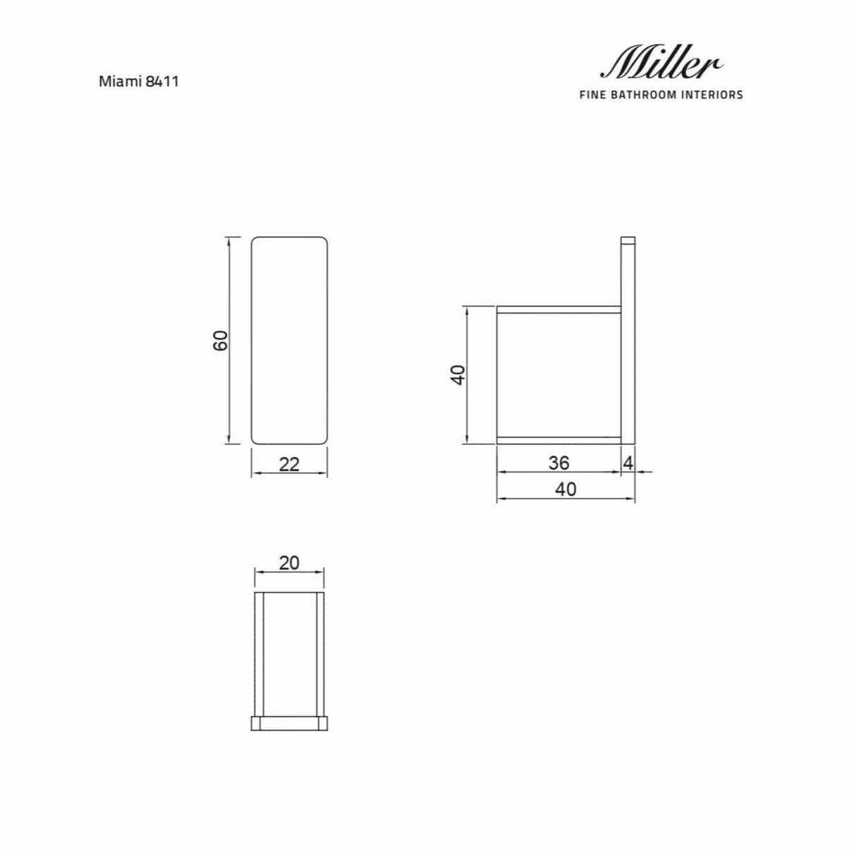Miller Robe Hook Miller Miami Single Hook