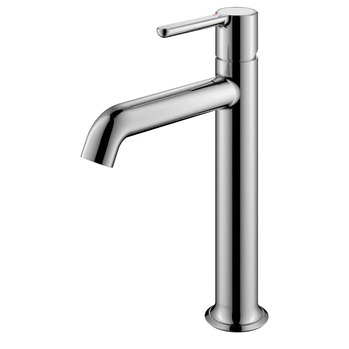 Flova Mono Basin Tap Diamond Chrome Flova Moonlight Tall Basin Mixer Tap with Clicker Waste