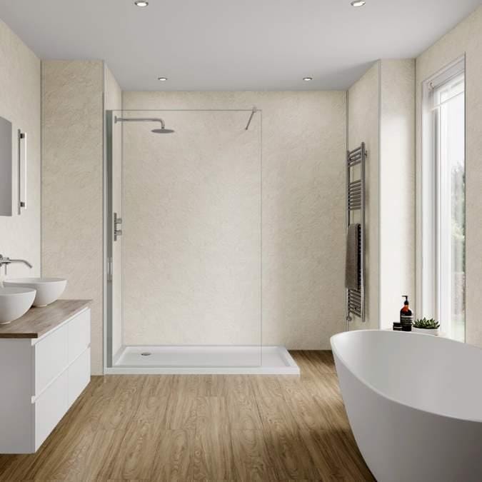 Multipanel Wall Panel Multipanel Classic Wall Panel in Riven Marble