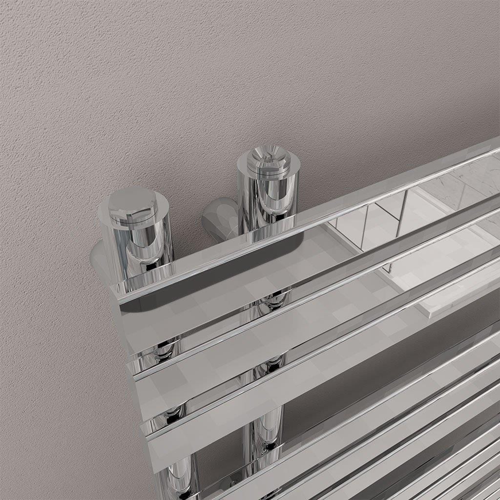 Eastbrook Designer Towel Radiator Eastbrook Leonardo Straight Vertical Heated Towel Rail in Chrome