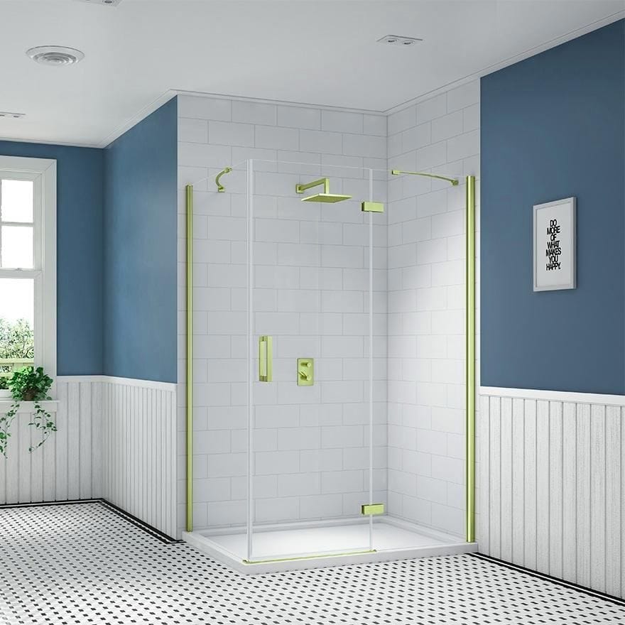 Merlyn Hinged Shower Door Merlyn Ionic Essence Frameless Hinged Shower Door and Inline Panel